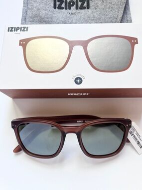 NWT IZIPIZI Paris Journey Hazel Polarized Sunglasses 100% UV Protection NIB